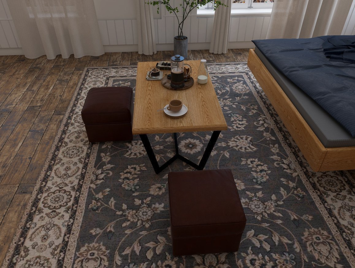 Industrialny stolik kawowy