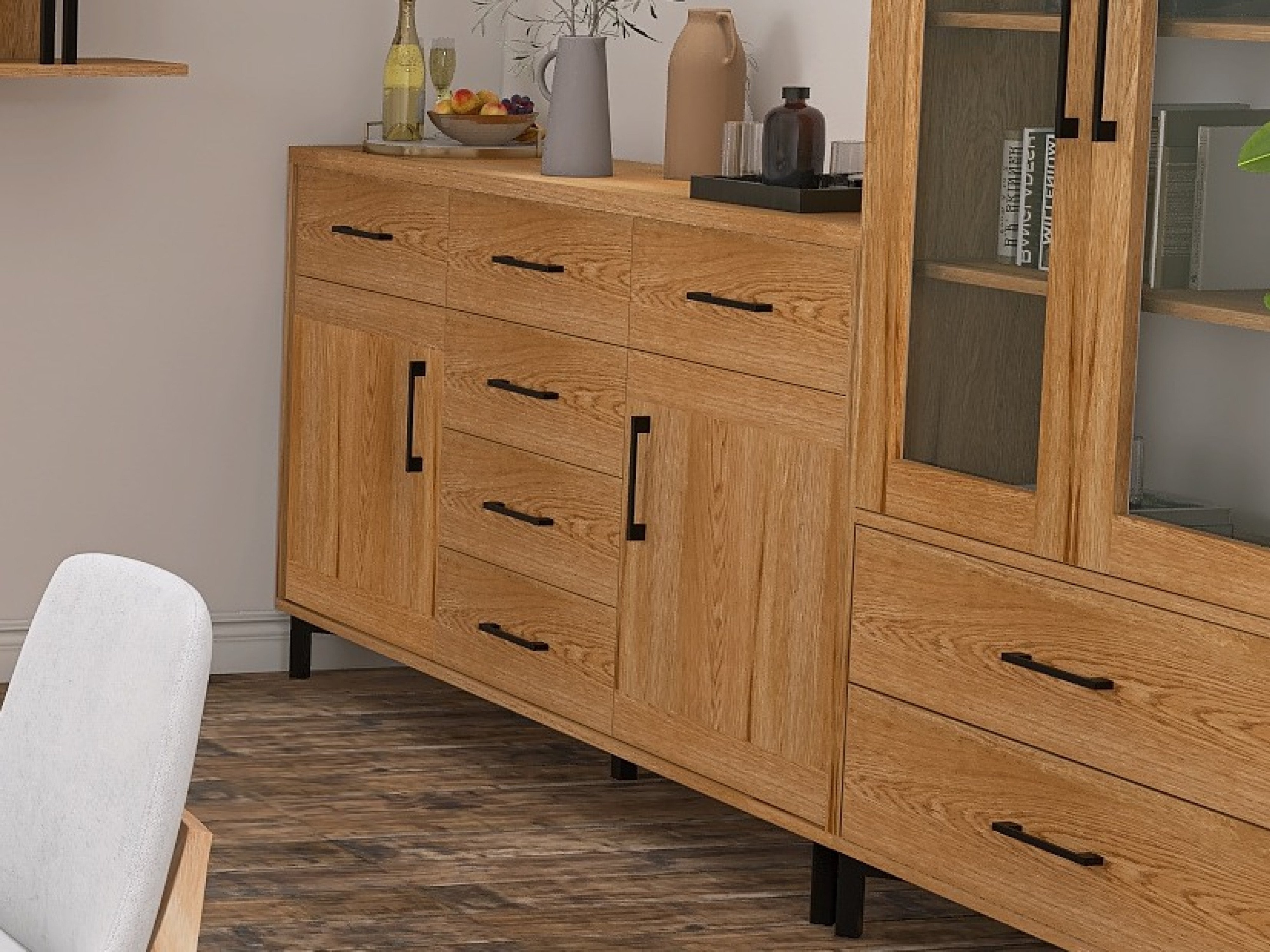 Komoda z litego drewna