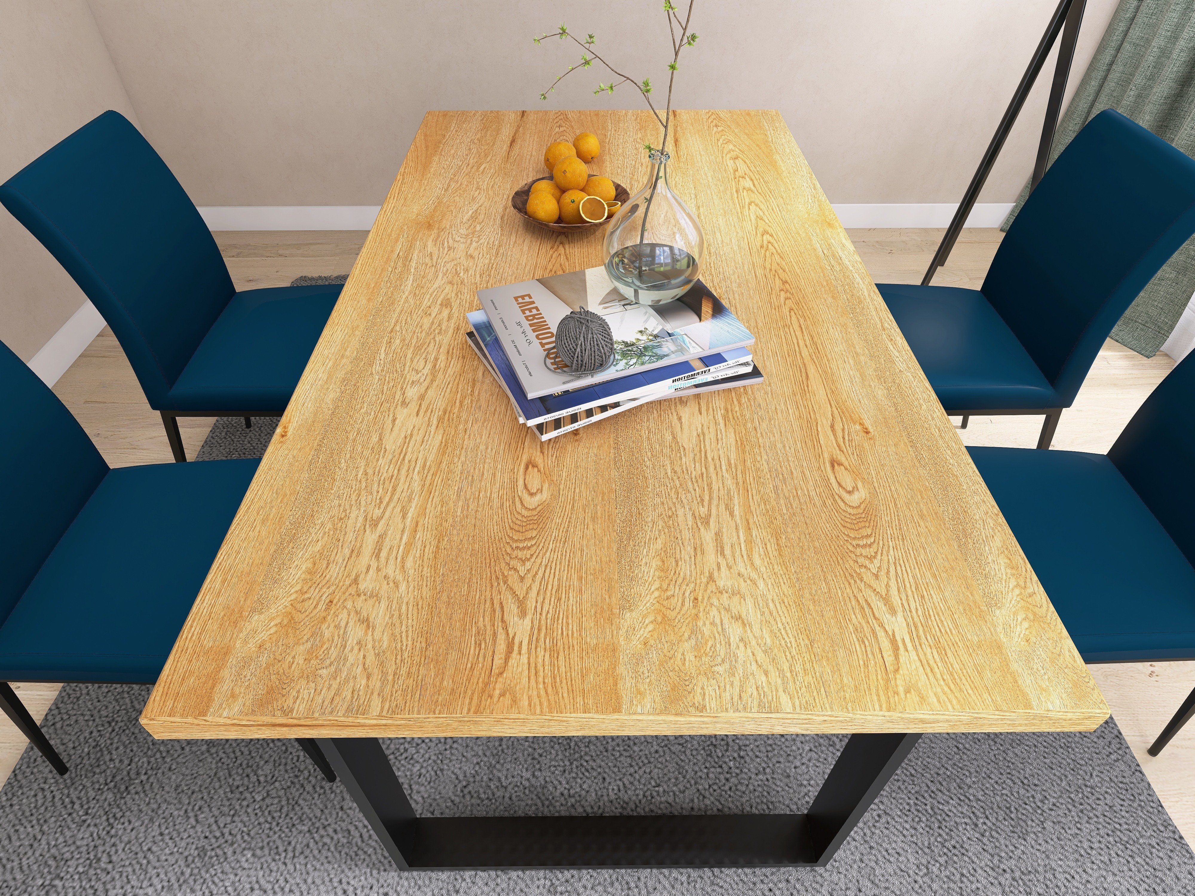 Drewniany stół loft