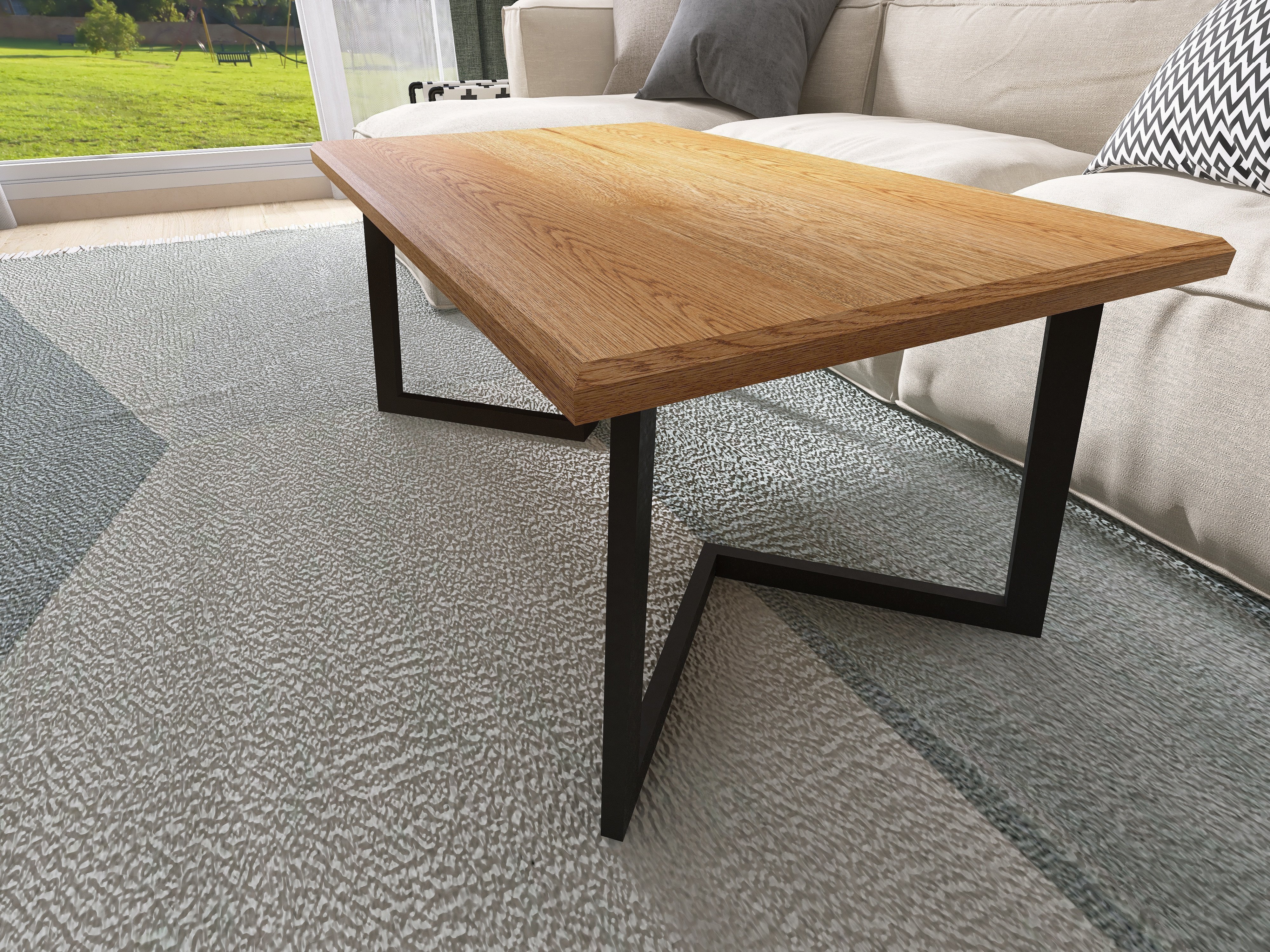 Stolik kawowy w stylu loft